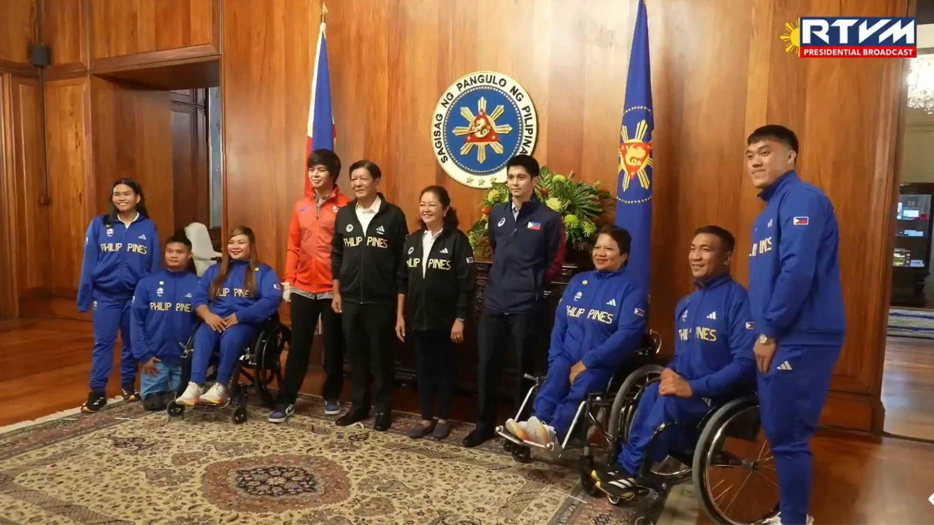 Philippine Paralympic athletes awarded P1-million cash incentives by national government
